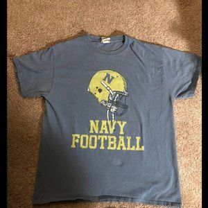 Vintage Navy Football Tee